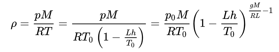 Molar form of ideal gas law